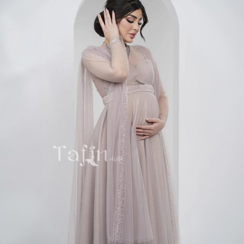 فستان الحوامل تل ناعم ومميز