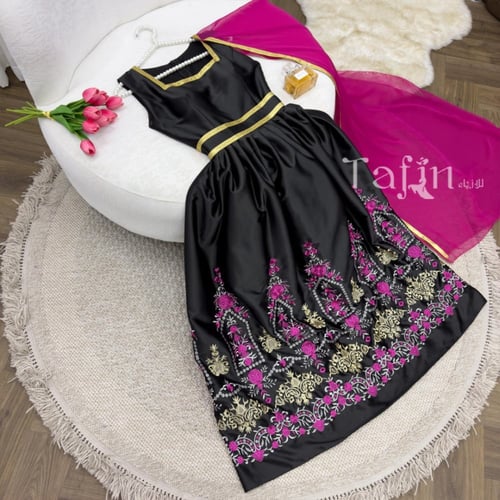 فستان رمضاني بألوان زاهيه