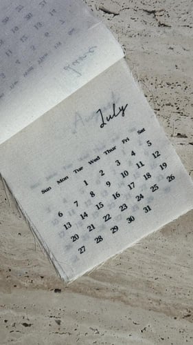 كالندر قماشي ️