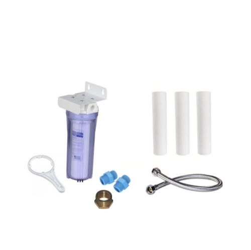 عرض فلتر غسالة مفرد مع ثلاث شمعات غيار إضافية