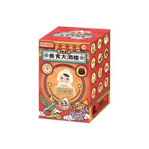 (اصلي 100%) POP MART PUCKY The Feast Series