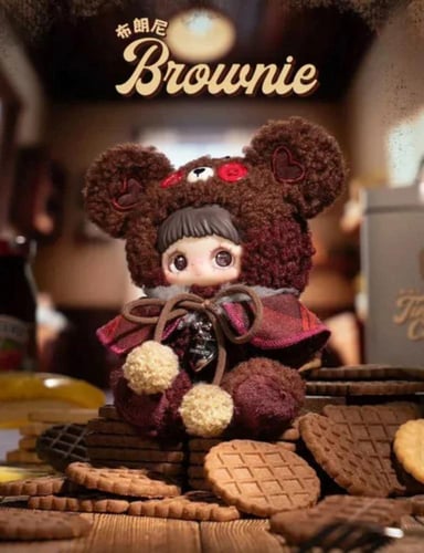 (اصلي 100%) MayMei Tiny Bear Cookie Series Plush