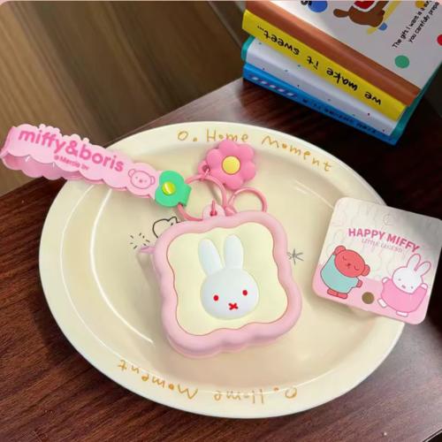 (اصلي 100%) Miffy Pink Keychain mini bag