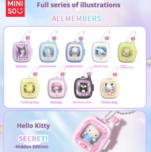 (اصلي 100%) Miniso Sanrio Characters Pocket Elf Pe...