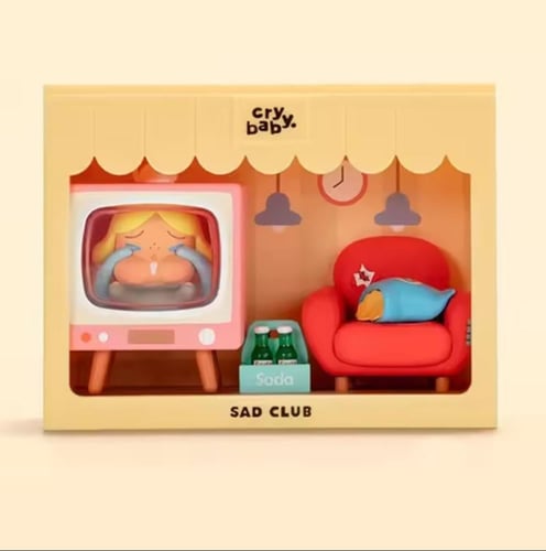 (اصلي 100%) POP MART Cry Baby Sad Club