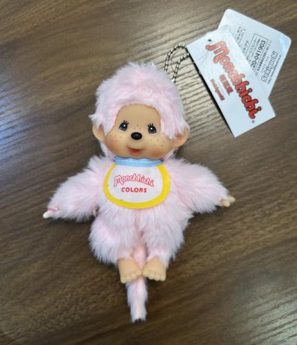 monchhichi Keychain pink Plush