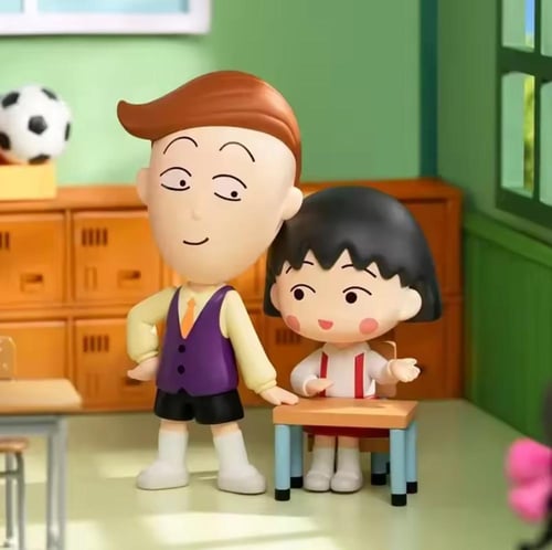 (اصلي 100%) POP MART Chibi Maruko Chan's The Time...