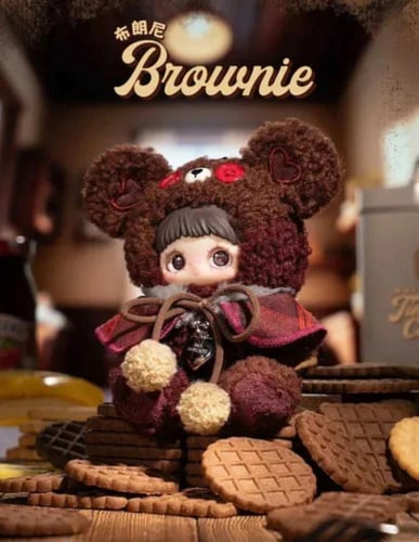 (اصلي 100%) MayMei Tiny Bear Cookie Series Plush