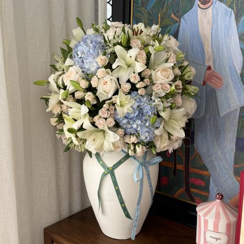 Blue vase