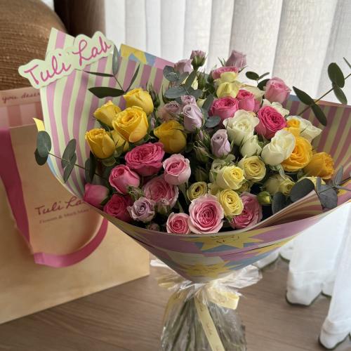 Rainbow bouquet