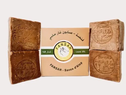 صابون غار فنصة 4حبات