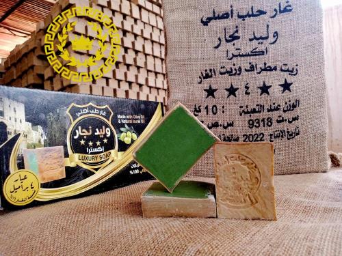 صابون غار وليد بركات 4حبات