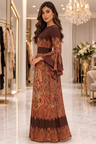 فستان سُلطانة الأرابيسك