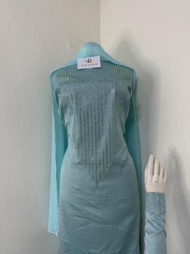 مخور حرير اندنوسي ساده بالطرحه كريستال متروس