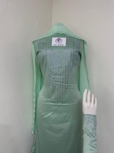 مخاوير اماراتيه حرير اندنوسي كريستال متروس بالطرحه