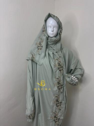 شرشف صلاة نسائي قطن مطرز (مرد-لف)