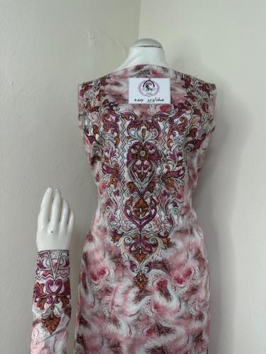 حرير ديجتال تطريز وكريستال