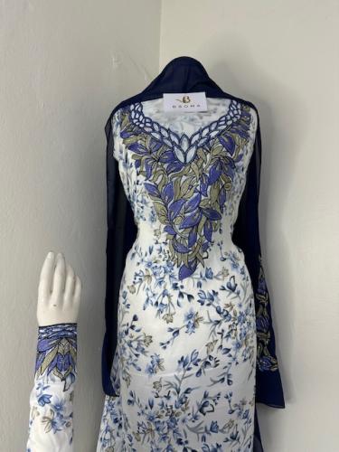 مخور حرير اندنوسي بالطرحه تطريز وكريستال