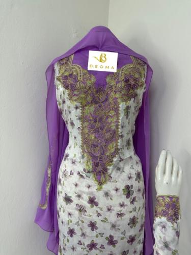 مخاوير حرير اندنوسي بالطرحه تطريز وكريستال