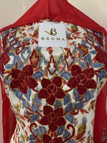 مخاوير اماراتيه حرير اندنوسي تطريز وكريستال متروس...