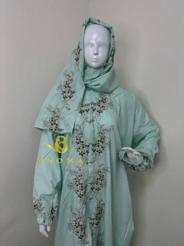 شرشف صلاة نسائي قطن مطرز (سحاب)