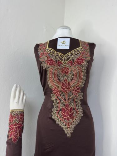 مخاور اماراتي ساده حرير كريب ستان