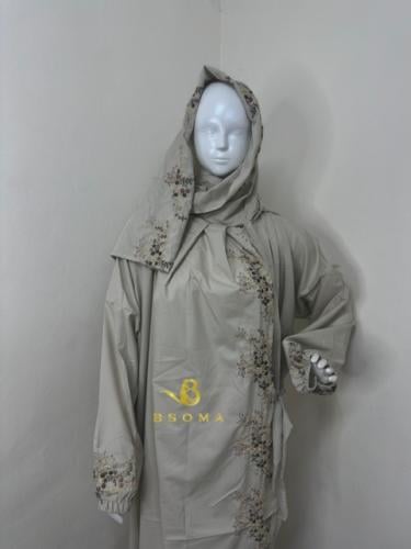 شرشف صلاة نسائي قطن مطرز (مرد-لف)