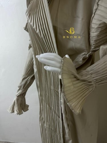 شرشف صلاة قطن نسائي مكسر-بليسيه (مرد-لف)