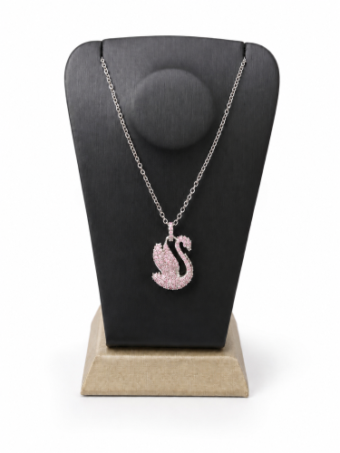 A necklace in the shape of a swan