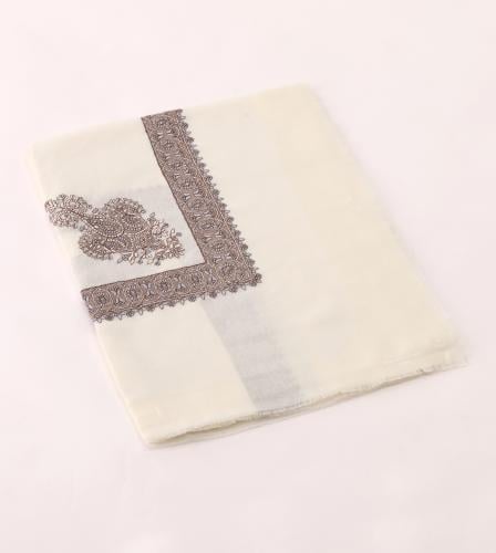 شال كشميري ١٠٠٪ - بني كريمي