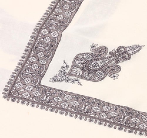 شال كشميري ١٠٠٪ - السمر