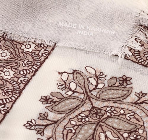 شال كشميري ١٠٠٪ - النسرين