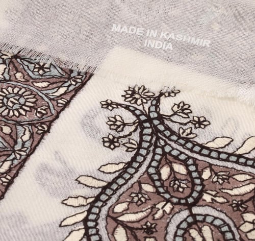 شال كشميري ١٠٠٪ - الرمث