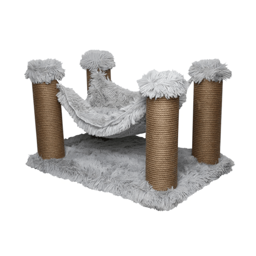 فيلاين قو خداشة صغيرة مع سرير معلق للقطط متعددة ال...