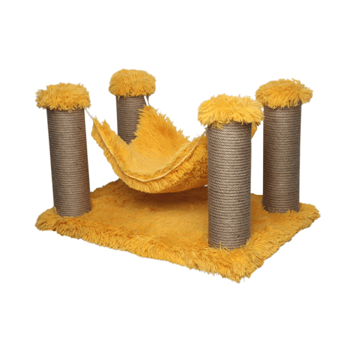 فيلاين قو خداشة صغيرة مع سرير معلق للقطط متعددة ال...