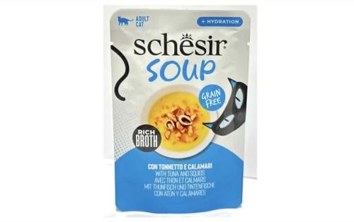SCHESIR SOUP WET CAT CHICKEN PUMPKIN 40 CM