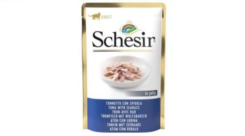 شيزر ظرف طعام رطب للقطط البالغة بالتونة وسمك القار...