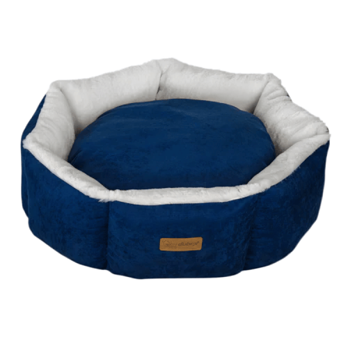 فيلاين قو سرير دائري الشكل للقطط والكلاب لون كحلي