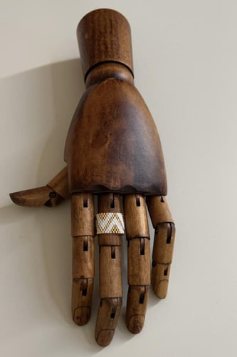 خاتم مثلثات - Ring Free Size