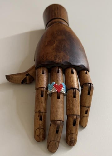 خاتم قلب - Ring Free Size