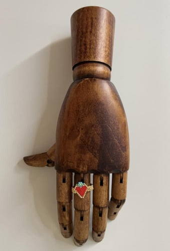 خاتم قلب - Ring Free Size