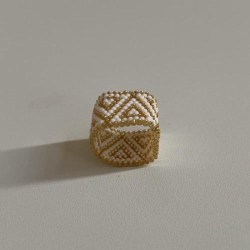 خاتم مثلثات - Ring Free Size