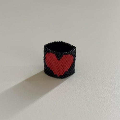 خاتم قلب - Ring Free Size