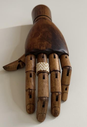 خاتم مثلثات - Ring Free Size