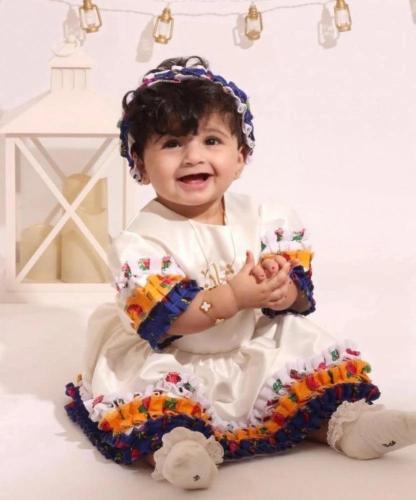 فستان رمضاني بناتي بالاسم