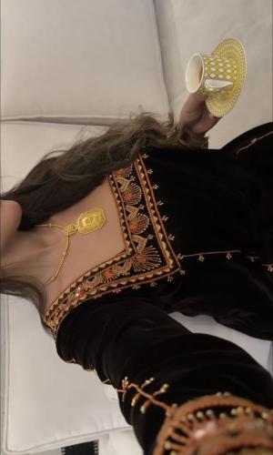 جلابية تصميم جديد حسب الطلب