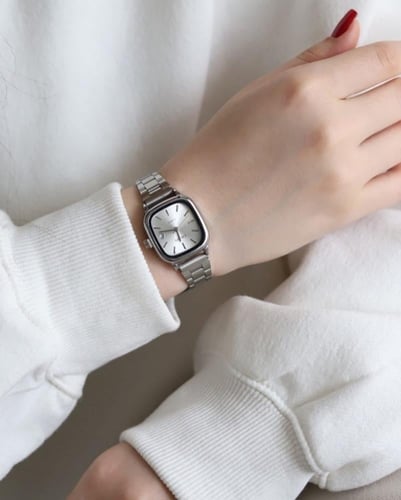 كاسيو LTP نسائي فضي