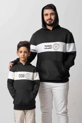 هودي أسود بهوية ناي الشباب