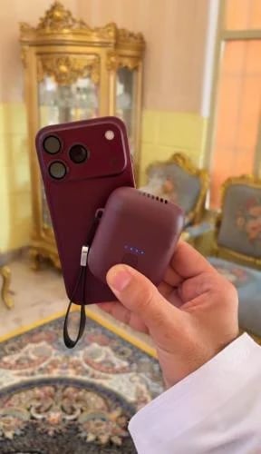 مبخرة الكترونية متنقلة بتصميم انيق مناسبة لانواع البخور والمعمول - اسود