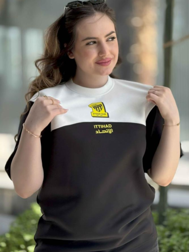 تيشرت الإتحاد أسود&أبيض